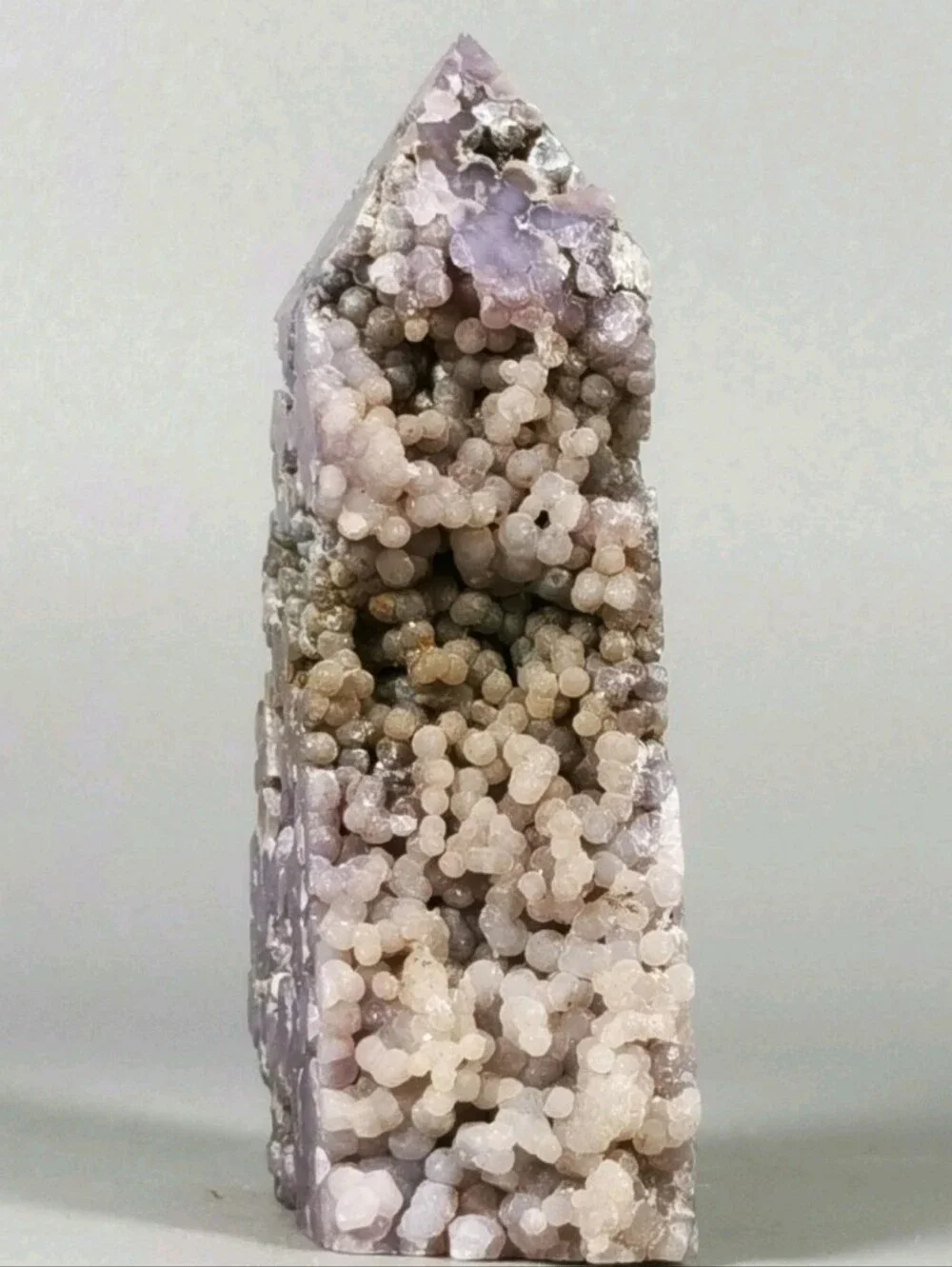 AAA Grade Botryoidal Grape Agate Chalcedony Tower Well Defined Purple Specimen